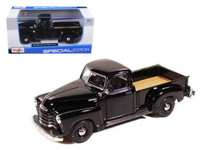 Maisto 1950 Chevrolet 3100 Pickup Truck Black 1/25 Diecast Model Car