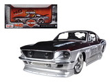 Maisto 32168r  1967 Ford Mustang GT Red and Silver 