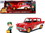 Jada 32200  1959 Ford Anglia Red and White with Lucky the Leprechaun Diecast Figurine "Lucky Charms" 1/24 Diecast Model Car