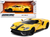 Jada 32257  2017 Ford GT Yellow with Black Stripe 