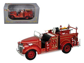 Signature Models 32348r  1941 GMC Fire Engine Truck Red 1/32 Diecast Model Car