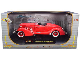Signature Models 32439r  1935 Auburn Speedster Coral Red 1/32 Diecast Model Car