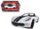 Maisto 32501W  2014 Chevrolet Corvette Stingray Convertible White/Black "Modern Muscle" 1/24 Diecast Model Car