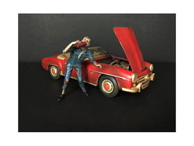 American Diorama 38199  Zombie Mechanic Figurine III for 1/18 Scale Models