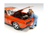 American Diorama 38244  Retro Female Mechanic I Figurine for 1/18 Scale Models