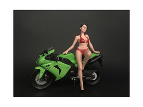 American Diorama 38374  Hot Bike Model Elizabeth Figurine for 1/12 Scale Motorcycle Models