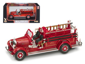 Road Signature 43001r  1935 Mack Type 75BX Fire Engine Red 1/43 Diecast Model Car