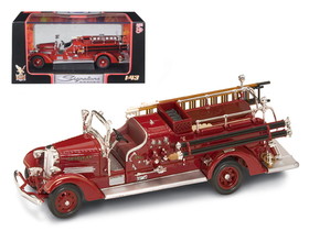 Road Signature 43003r  1938 Ahrens Fox VC Fire Engine Red 1/43 Diecast Model