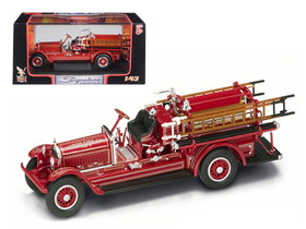 Road Signature 43006r  1924 Stutz Model C Fire Engine Red 1/43 Diecast Model