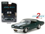 Greenlight 44780F  1970 Chevrolet Chevelle SS 396 Green with White Stripes 
