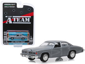 Greenlight 44850C  1977 Pontiac LeMans Gray "The A-Team" (1983-1987) TV Series "Hollywood Series" Release 25 1/64 Diecast Model Car