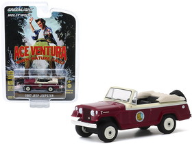 Greenlight 44880F  1967 Jeep Jeepster Convertible "Ace Ventura: When Nature Calls" (1995) Movie "Hollywood Series" Release 28 1/64 Diecast Model Car