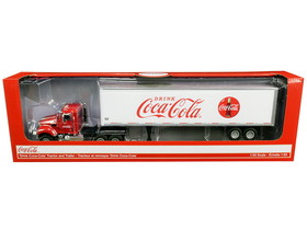 Motorcity Classics 450025  Truck Tractor with 53"' Trailer "Drink Coca-Cola" Red and White 1/50 Diecast Model