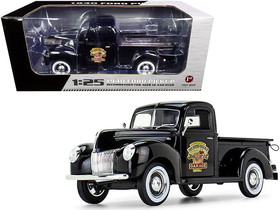 First Gear 49-0393B4  1940 Ford Pickup Truck Black "The Busted Knuckle Garage" 1/25 Diecast Model Car