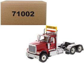 Diecast Masters 71002  International HX520 Day Cab Tandem Tractor Red 1/50 Diecast Model