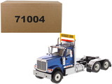 Diecast Masters 71004  International HX520 Day Cab Tandem Tractor Blue 1/50 Diecast Model