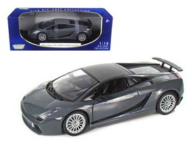 Motormax Lamborghini Gallardo Superleggera Grey 1/18 Diecast Model Car