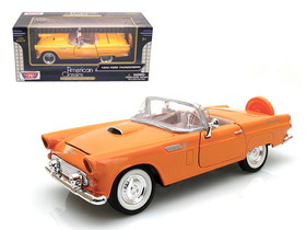 Motormax 1956 Ford Thunderbird Orange 1/24 Diecast Car Model