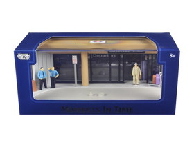 Motormax 73864N  Diorama "Airport Scene" Place Your Own Car Inside 1/43