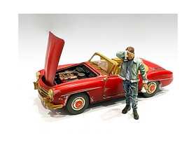 American Diorama 76262  Auto Mechanic Sweating Joe Figurine for 1/18 Scale Models