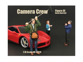 American Diorama 77429  Camera Crew Figure III "Boom Operator" For 1:18 Scale Models