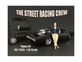 American Diorama 77433  The Street Racing Crew Figure III For 1:18 Scale Models