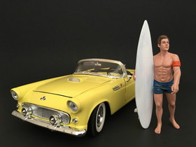 American Diorama 77491  Surfer Greg Figure For 1:24 Scale Models