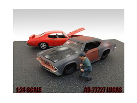 American Diorama 77727  Mechanic Lucas Figure For 1:24 Diecast Model Cars