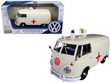 Motormax 79565  Volkswagen Type 2 (T1) Ambulance Cream 1/24 Diecast Model