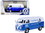 Motormax 79573  Volkswagen Type 2 (T1) Delivery Van Autohaus Sudekum "Kundendienst" Candy Blue and White 1/24 Diecast Model Car