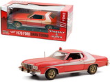 Greenlight 84121  1976 Ford Gran Torino Red with White Stripe (Weathered Version) 