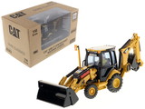 Diecast Masters 85143C  CAT Caterpillar 420E Center Pivot Backhoe Loader with Working Tools with Operator 