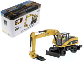Diecast Masters 85177  CAT Caterpillar M318D Wheeled Excavator with Operator "High Line" Series 1/87 (HO) Scale Diecast Model