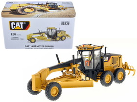 Diecast Masters 85236  CAT Caterpillar 140M Motor Grader with Operator "High Line Series" 1/50 Diecast Model