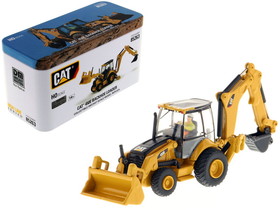 Diecast Masters 85263   CAT Caterpillar 450E Backhoe Loader with Operator "High Line" Series 1/87 (HO) Scale Diecast Model
