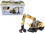 Diecast Masters 85508  CAT Caterpillar M318F Wheeled Excavator with Operator "High Line Series" 1/50 Diecast Model