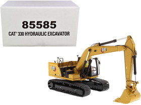 Diecast Masters 85585  Cat Caterpillar 330 Hydraulic Excavator Next Generation with Operator "High Line Series" 1/50 Diecast Model