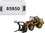Diecast Masters 85950  CAT Caterpillar 972M Wheel Loader with Log Fork and Operator "High Line" Series 1/87 (HO) Scale Diecast Model