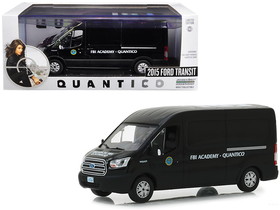 Greenlight 86157  2015 Ford Transit Van Black "FBI Academy Quantico" "Quantico" (2015-2018) TV Series 1/43 Diecast Model Car