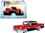 Oxford Diecast 87BC55006  1955 Buick Century Carlsbad Black and Cherokee Red 1/87 (HO) Scale Diecast Model Car