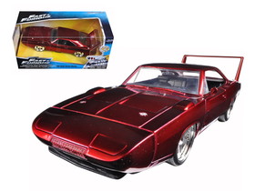 Jada 97060  1969 Dodge Charger Daytona Red "Fast & Furious 7" Movie 1/24 Diecast Model Car