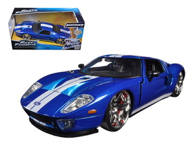 Jada 97177  Ford GT Blue with White Stripes "Fast & Furious 7" (2015) Movie 1/24 Diecast Model Car