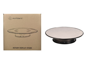 Autoart 98015  Rotary Display Turntable Stand Medium 10 Inches with Silver Top for 1/64, 1/43, 1/32, 1/24, 1/18 Scale Models