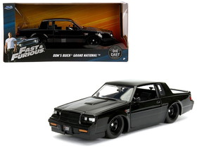Jada 99539  Dom"'s Buick Grand National Black "Fast & Furious" Movie 1/24 Diecast Model Car