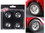 Acme A1800908W  Polished Drag Wheels and Tires 4 pcs Set from 1941 Gasser 1/18