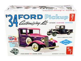 AMT AMT1120  Skill 2 Model Kit 1934 Ford Pickup Truck 3 in 1 Kit "Trophy Series" 1/25 Scale Model