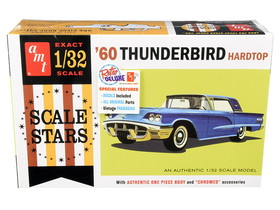 AMT AMT1135  Skill 2 Model Kit 1960 Ford Thunderbird Hardtop "Scale Stars" 1/32 Scale Model