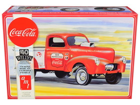 AMT AMT1145M  Skill 3 Model Kit 1940 Willys Gasser Pickup Truck "Coca-Cola" 1/25 Scale Model