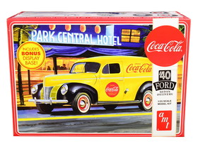 AMT AMT1161  Skill 3 Model Kit 1940 Ford Sedan Delivery Van "Coca-Cola" with Display Base 1/25 Scale Model