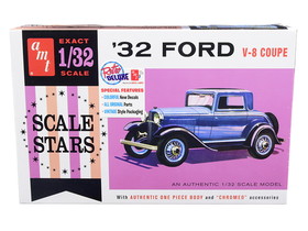 AMT AMT1181  Skill 2 Model Kit 1932 Ford V-8 Coupe "Scale Stars" 1/32 Scale Model